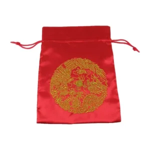 Branded Satin Silk Bags with Embroidery